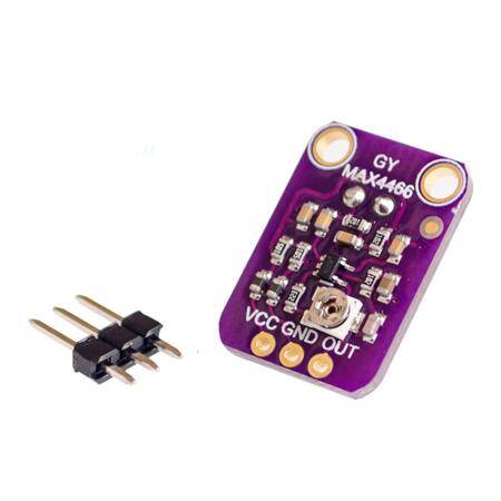 Unsoldered GY-MAX4466 Sound Sensor Module - 1