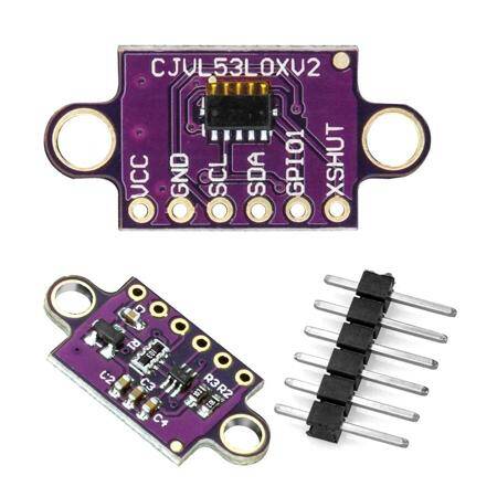 Unsoldered GY-VL53L0XV2 Laser Ranging ToF Sensor Module Serial PWM - 2
