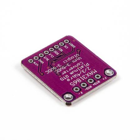 Unsoldered MAX31865 RTD Platinum Resistance Temperature Detector Module PT100-PT1000 - 9