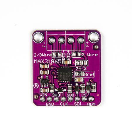 Unsoldered MAX31865 RTD Platinum Resistance Temperature Detector Module PT100-PT1000 - 12
