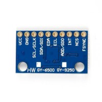 Unsoldered MPU9250 9-Axis Attitude + Gyro + Accelerator + Magnetometer Sensor Module - 4