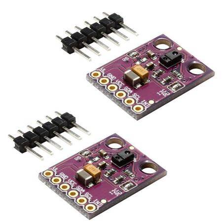 Unsoldered Purple GY-9960 3.3V APDS-9960 RGB Infrared IR Gesture Sensor Module - 1