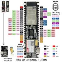 Unsoldered TTGO T-Call&PMU ESP32 Wireless Module SIM Antenna SIM Card SIM800L Module CH9102F Chip - 3