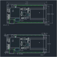 Unsoldered TTGO T-Call&PMU ESP32 Wireless Module SIM Antenna SIM Card SIM800L Module CH9102F Chip - 4