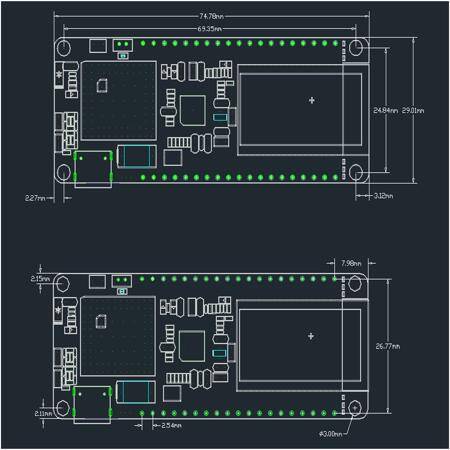 Unsoldered TTGO T-Call&PMU ESP32 Wireless Module SIM Antenna SIM Card SIM800L Module CH9102F Chip - 4