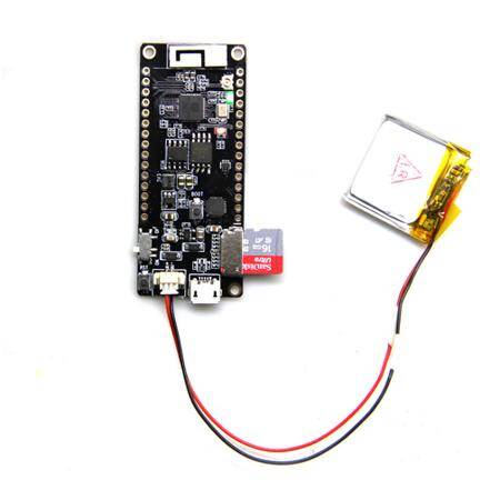 Unsoldered TTGO T8 V1.7 ESP32 8MB PSRAM TF CARD 3D ANTENNA WiFi & Bluetooth ESP32-WROVER Micropython 4MB FLASH(CH9102F Chip) - 3
