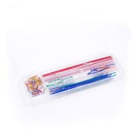 Upgrade Electronics Fun Kit Power Supply Module Jumper Wire Precision Potentiometer 830 Tie-Points Breadboard Plastic Case - 3