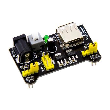 Upgrade Electronics Fun Kit Power Supply Module Jumper Wire Precision Potentiometer 830 Tie-Points Breadboard Plastic Case - 4