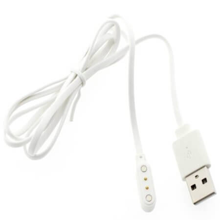 US-4P2P-2022008A CABLE ASSEMB. USB 2.0A to POGO MAGNET L:1MT WHITE - 1
