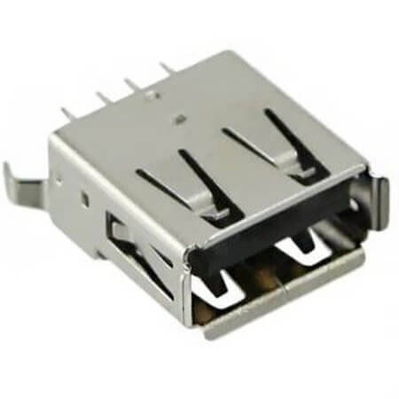 USB-A1VSB6 CONNECTOR USB A TYPE 4P THT - 1