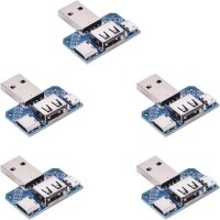 USB Adapter Board Male To Female Adapter Micro USB/Type-c Interface 4P 2.54mm - 1