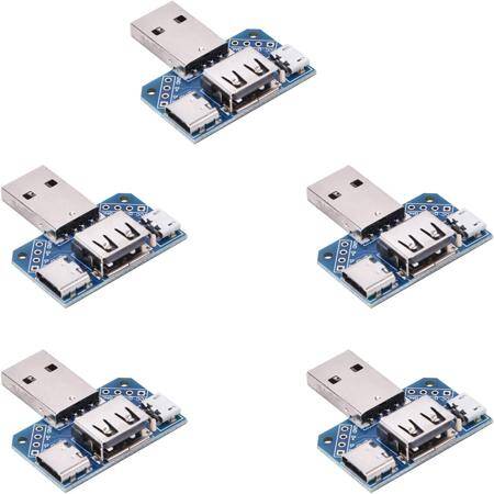 USB Adapter Board Male To Female Adapter Micro USB/Type-c Interface 4P 2.54mm - 1