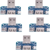 USB Adapter Board Male To Female Adapter Micro USB/Type-c Interface 4P 2.54mm - 2