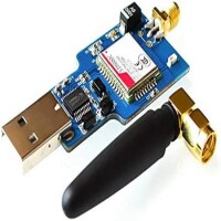 USB To GSM Serial GPRS SIM800C Module With Bluetooth Computer Control Calling With Glue Stick Antenna - 1