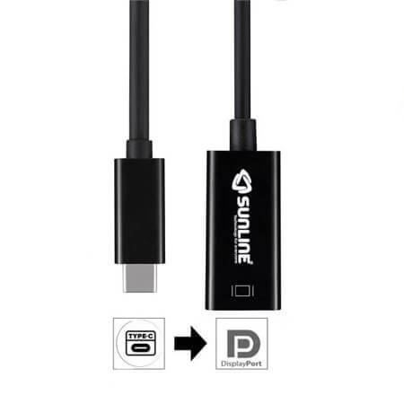 USB TYPE C-DISPLAYPORT-1 USB TYPE C-DISPLAYPORT DÖNÜŞTÜRÜCÜ ADAPTÖR 4K - 1