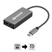 USB TYPE C-DISPLAYPORT-2 USB TYPE C-DISPLAYPORT DÖNÜŞTÜRÜCÜ ADAPTÖR 4K - 1