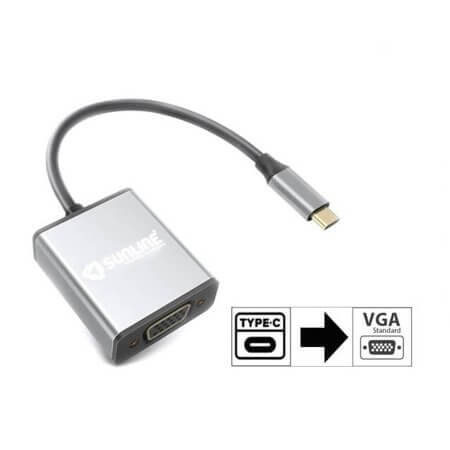 USB TYPE C-VGA ADAPTÖR USB 3.1 TYPE C-VGA DÖNÜŞTÜRÜCÜ ADAPTÖR - 1