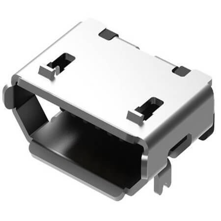 USB3080-30-00-A CONN.MICRO USB 2.0 B TYPE 5PIN SMT R/A - 1