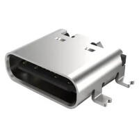 USB4110-GF-A CONN RCP USB 2.0 TYPE C 24P SMD RA - 1