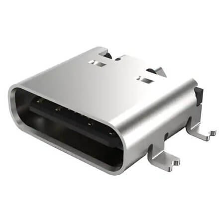 USB4110-GF-A CONN RCP USB 2.0 TYPE C 24P SMD RA - 1
