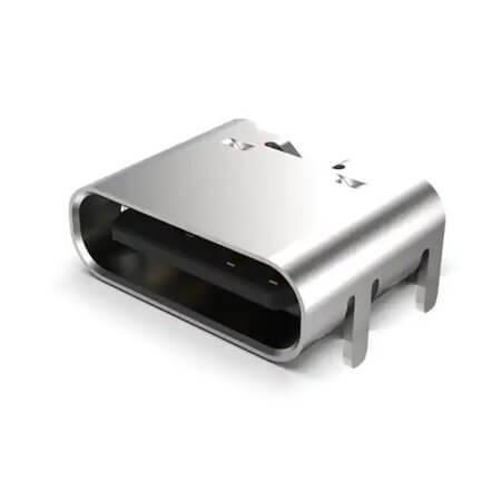 USB4125-GF-A CONNECTOR USB RCPT 6P TYPE C R/A SMD - 1