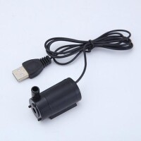 USB'li 5V Siyah Sessiz Mini Dalgıç Pompa - 2