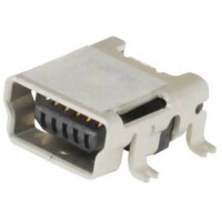 UX60-MB-5ST CONNECTOR MINI USB2.0 5P RECEPT HIROSE - 1
