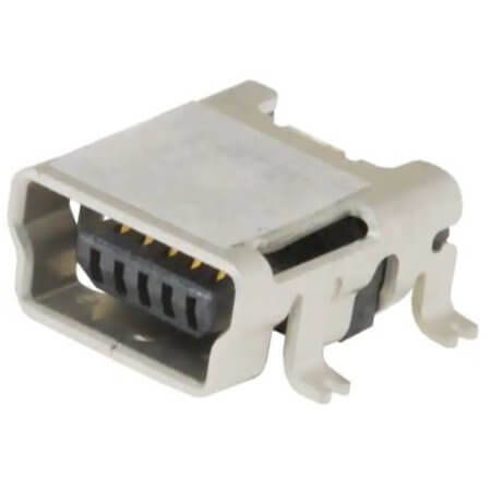 UX60-MB-5ST CONNECTOR MINI USB2.0 5P RECEPT HIROSE - 1