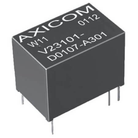 V23101D 106A201 RELAY 1.25A 12VDC SPDT THT AXICOM - 1