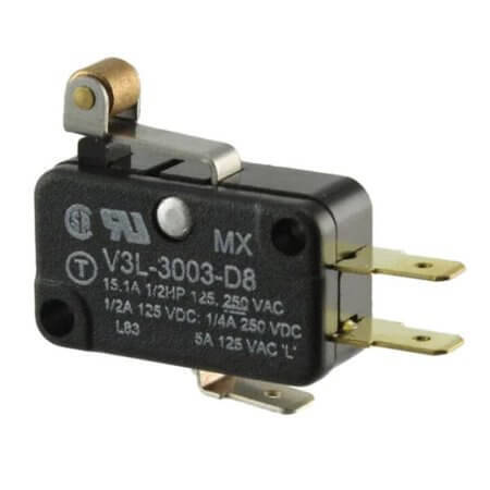 V3L-3003-D8 SWITCH MICRO 15A/500mA 125V/125VAC/DC SPDT - 1