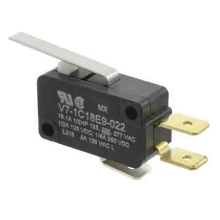 V7-1C18E9-022 SWITCH MICRO 15A/500mA 125V/125VAC/DC SPDT - 1