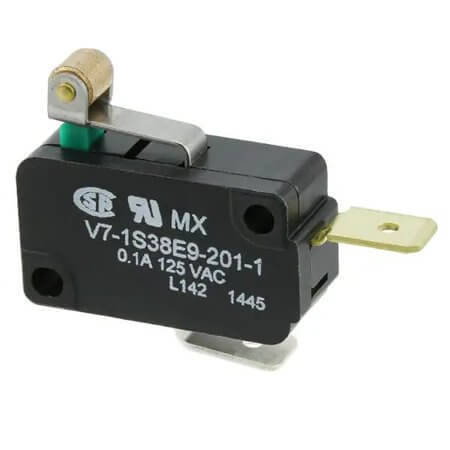 V7-1S38E9-201-1 SWITCH MICRO 100mA 125VAC SPST-NC - 1