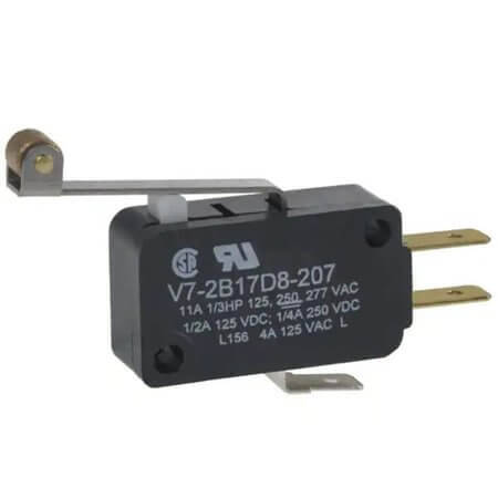 V7-2B17D8-207 SWITCH MICRO 11A/500mA 125V/125VAC/DC SPDT - 1