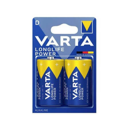 VARTA TYPE D ALKALİN PİL VARTA 4920 TYPE D LONGLİFE ALKALİN PİL 2Lİ PAKET - 1
