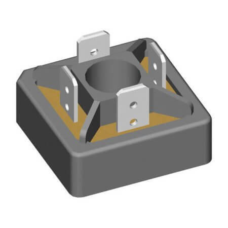 VBO13-12NO2 DIODE BRIDGE 18A 1200V 1PH FO-A CHASSIS - 1
