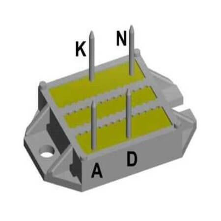 VBO54-08NO7 DIODE BRIDGE 55A 800V 1PH ECO-PAC1 - 1
