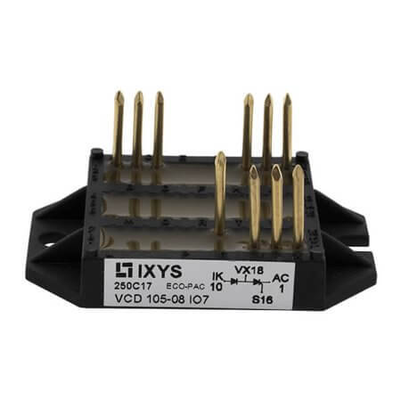 VCD105-08IO7 THYRISTOR DIODE MOD.DUAL 105A 800V ECOPAC2 CHASSIS - 1