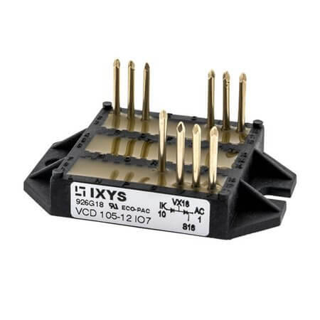 VCD105-12IO7 THYRISTOR DIODE MOD.DUAL 105A 1200V ECOPAC2 CHASSI - 1
