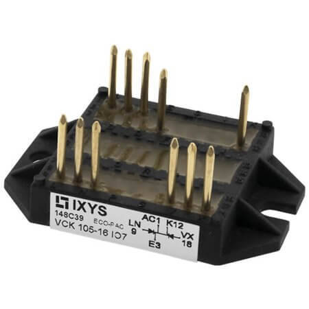 VCK105-16IO7 THYRISTOR MOD.DUAL 105A 1600V ECOPAC2 CHASSIS - 1