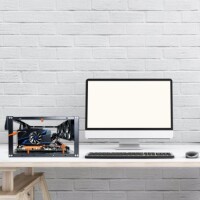 VEDDHA MINERCASE T3 6GPU Aluminum Alloy Stackable Frame With 4 Fans Size:552X338X385mm - 3