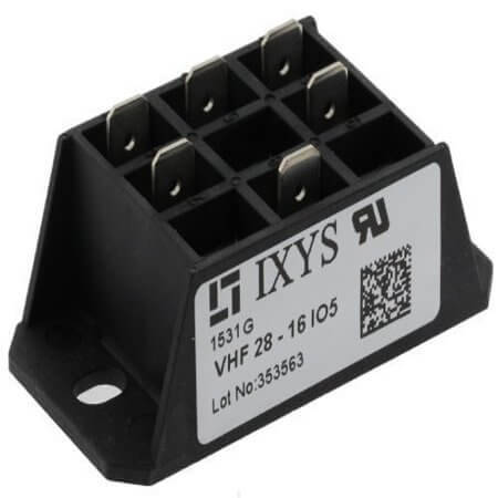 VHF28-16IO5 DIODE BRIDGE 28A(85C) 1600V 1/2C 1PH+FWD IXYS - 1