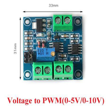 Voltage to PWM Converter Module 0-5V 0-10V to 0%-100% Digital to Analog Signal PWM Adjustable Power Module - 1
