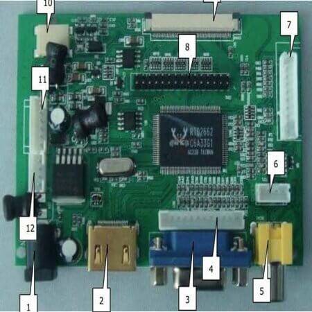VS-TY2662-V1 CONTROL BOARD FOR LCD 10.1