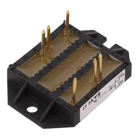VUE130-12NO7 DIODE BRIDGE 130A 1200V 3PH ECO-PAC2 CHASSIS - 1