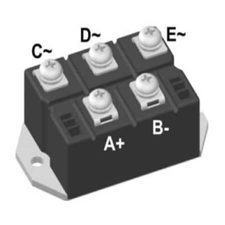 VUO110-08NO7 DIODE BRIDGE 127A 800V 2PH IXYS - 1