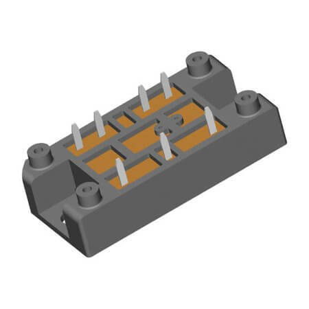 VUO52-20NO1 DIODE BRIDGE 54A 2000V 3PH V1-A CHASSIS - 1