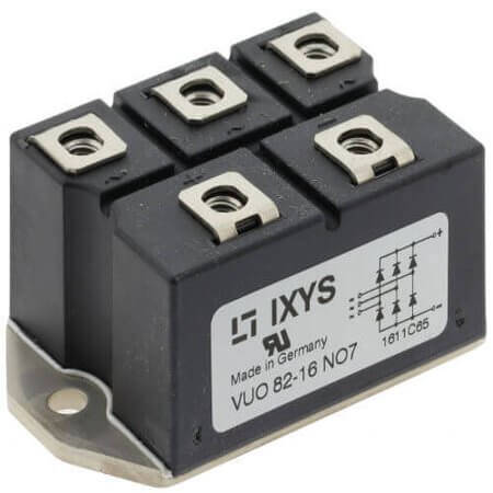VUO82-16NO7 DIODE BRIDGE 88A 1600V 3PH IXYS - 1