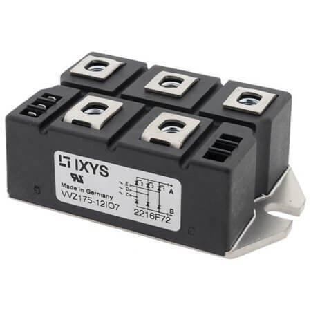VVZ175-12IO7 THYRISTOR MOD.3PH 167A 1200V PWS-E2 CHASSIS - 1