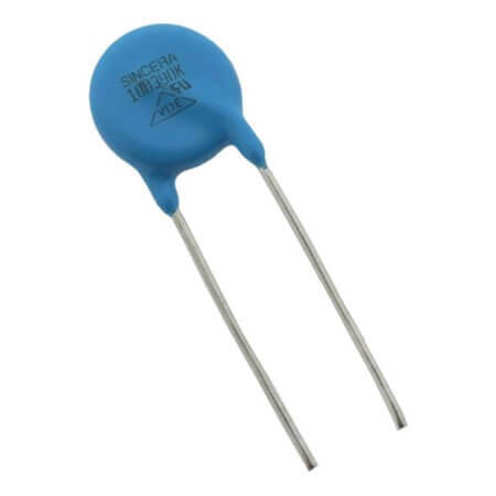 VZ10D390KT36 VARISTOR DISC 10MM 36V THT - 1