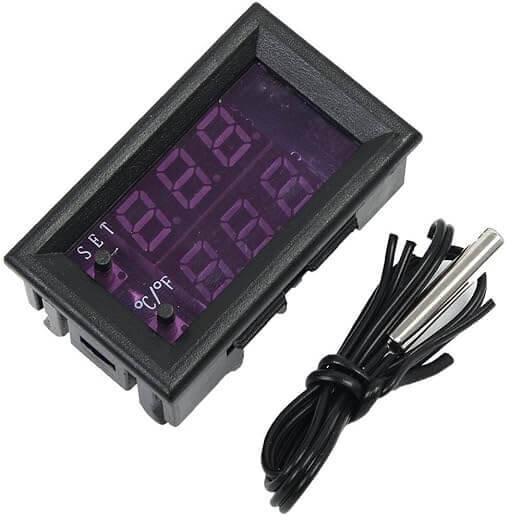 W1209WK DC12V LED Digital Thermostat Tempeature Controller Regulator - 3